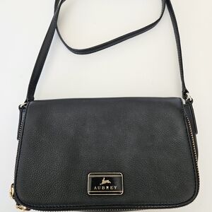 Black Leather Crossbody Bag